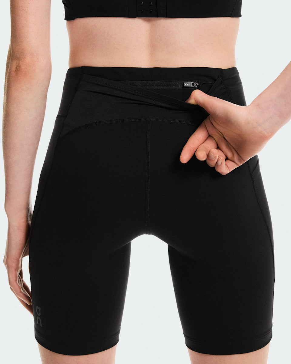 On United States Recommended / Women's 8" Performance Tights - Black