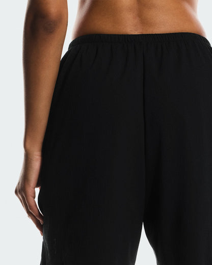 On United States Popular / Women's Track Shorts - Black