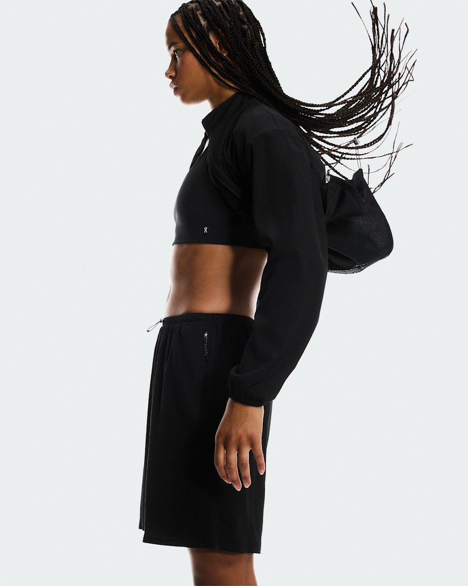 On United States Popular / Women's Track Shorts - Black