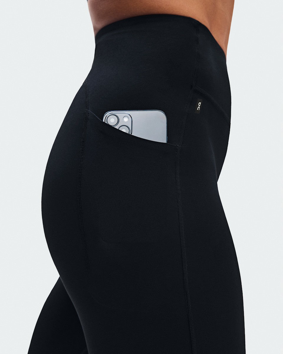 On United States Essential / Women's Train Tights 7/8 - Black
