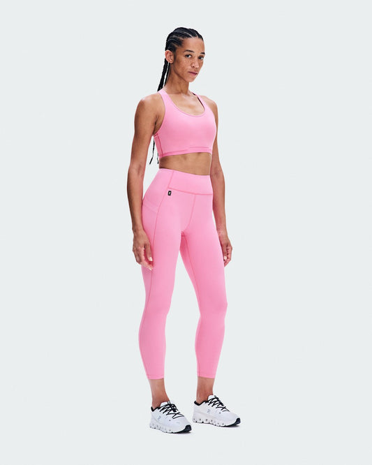 On United States Recommended / Women's Train Tights 7/8 - Bubblegum