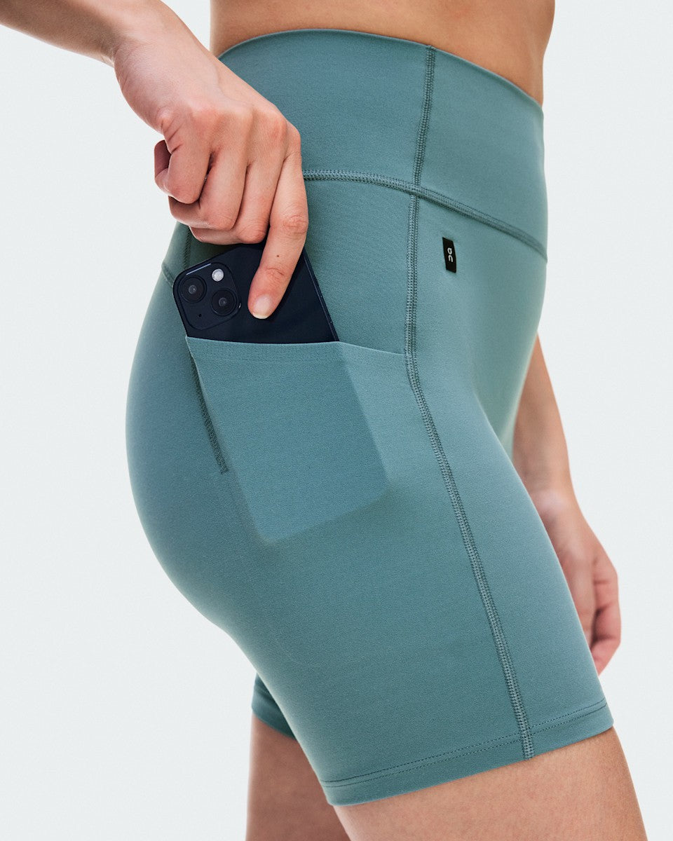 On United States Customer Favorite / Women's Studio Leggings Short 6" - Agave