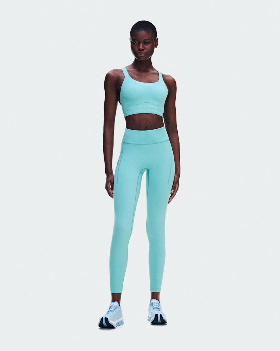 On United States Latest / Women's Performance Tights 7/8 - Aquamarine