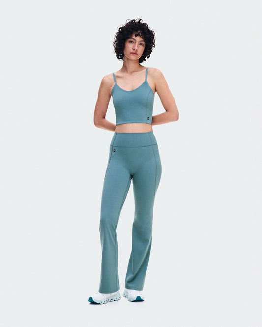 On United States Quality / Women's Studio Flared Pants 30" - Agave