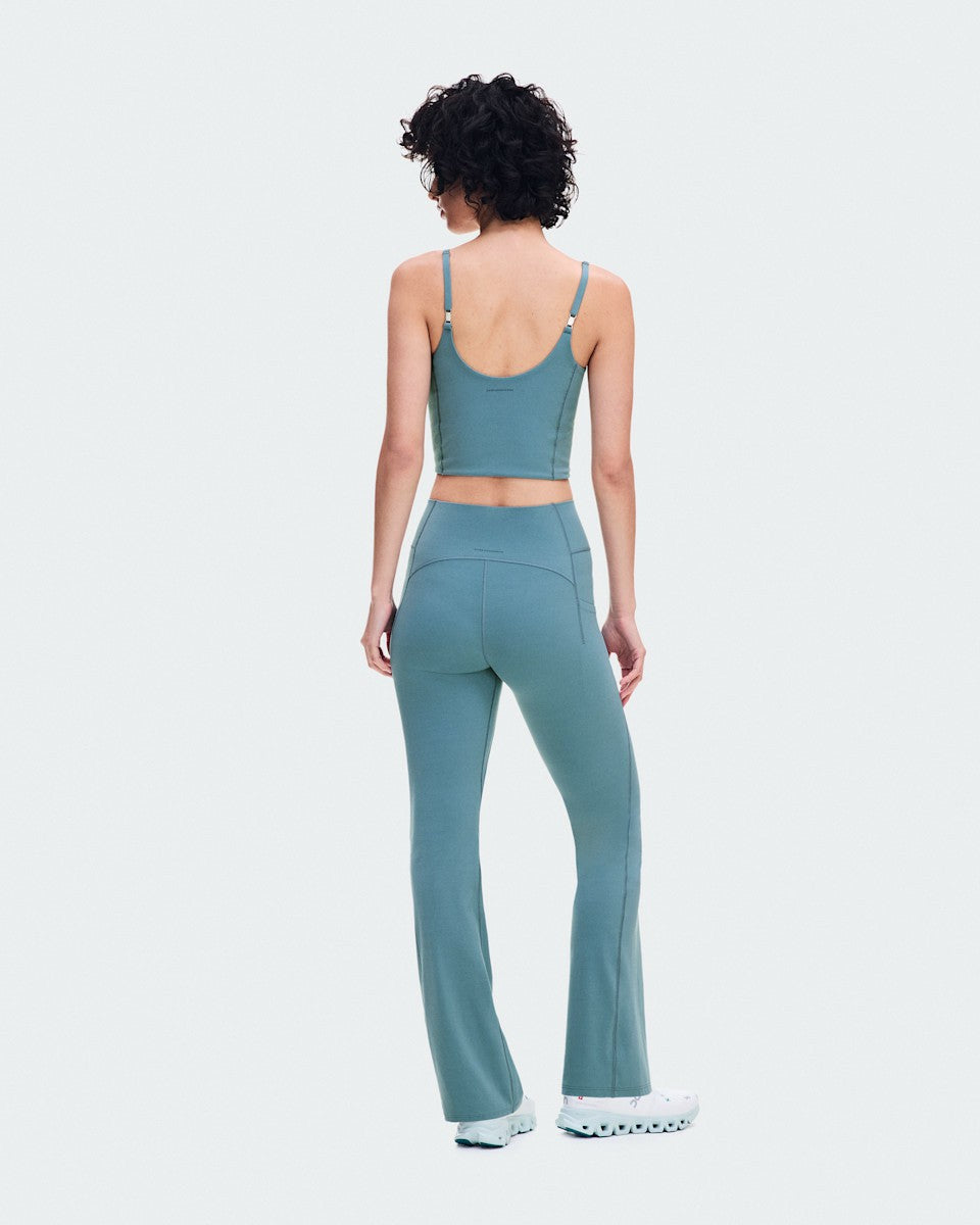 On United States Quality / Women's Studio Flared Pants 30" - Agave