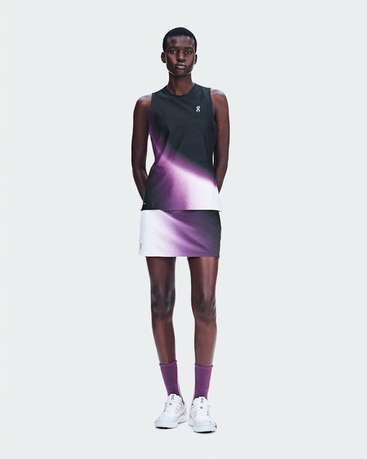 On United States Premium / Women's Court Skirt Split Swing - White/Cassis