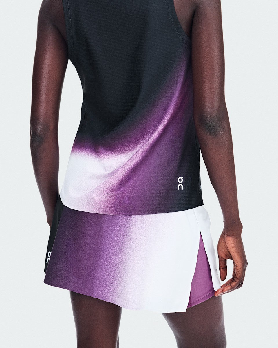 On United States Premium / Women's Court Skirt Split Swing - White/Cassis