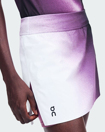 On United States Premium / Women's Court Skirt Split Swing - White/Cassis