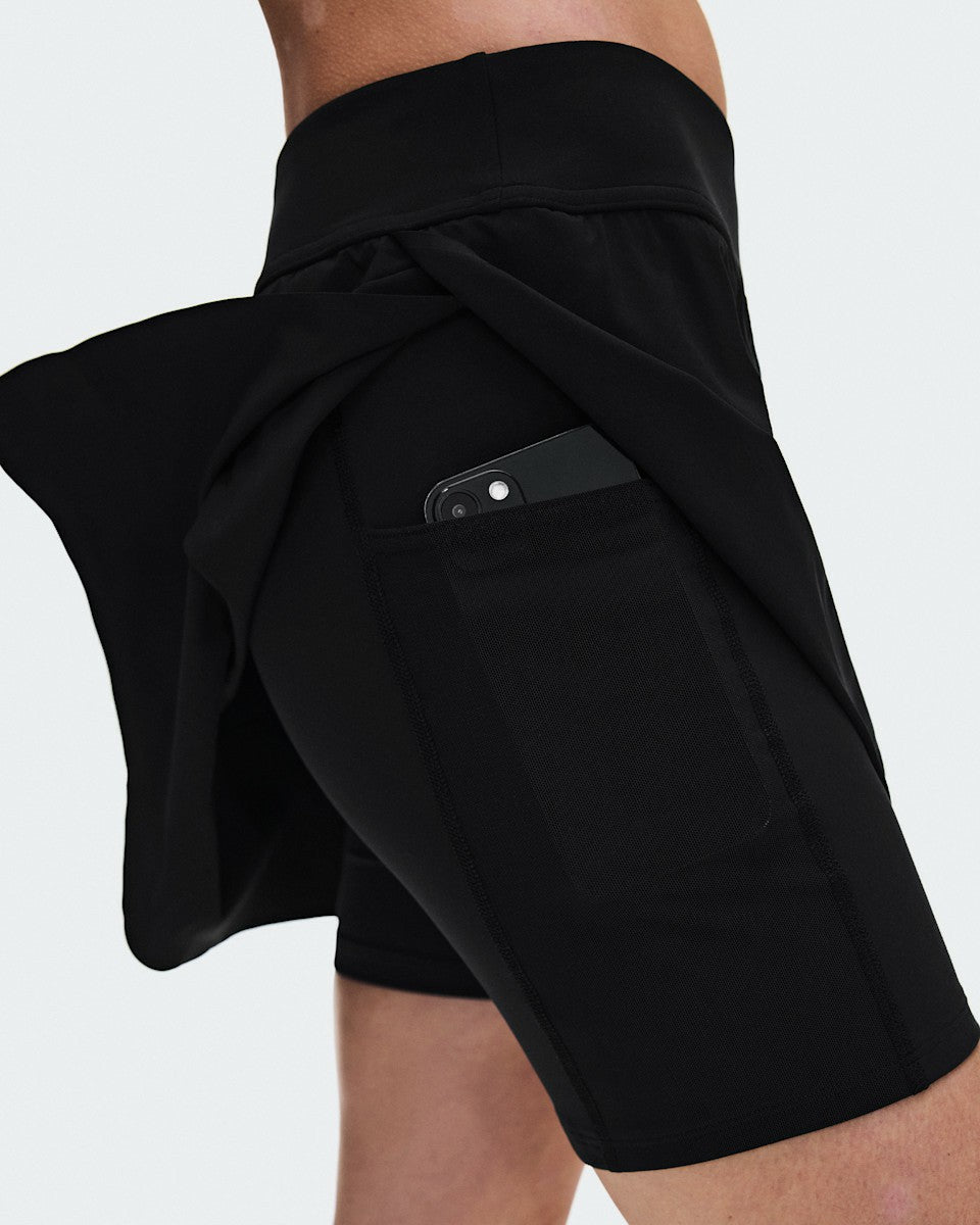 On United States Latest / Women's Court Skirt Split - Black
