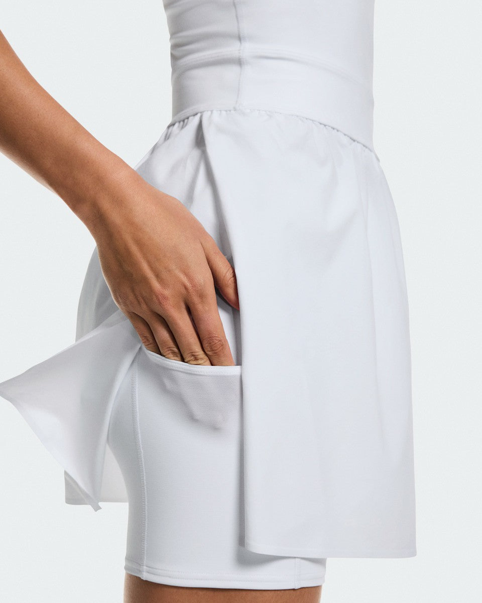 On United States Smart Buy / Women's Court Dress Split - White
