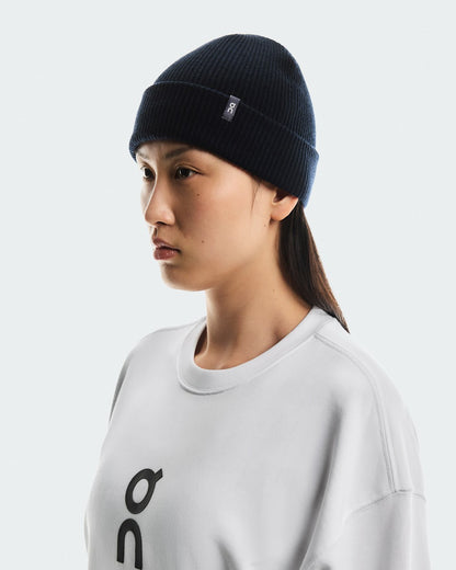 On United States Signature / Merino Beanie - Midnight