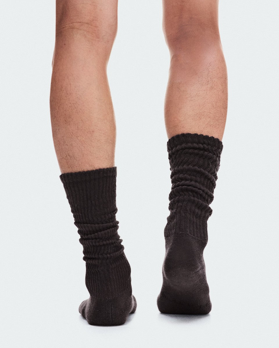 On United States Best Seller / Slouchy Socks FKA - Espresso