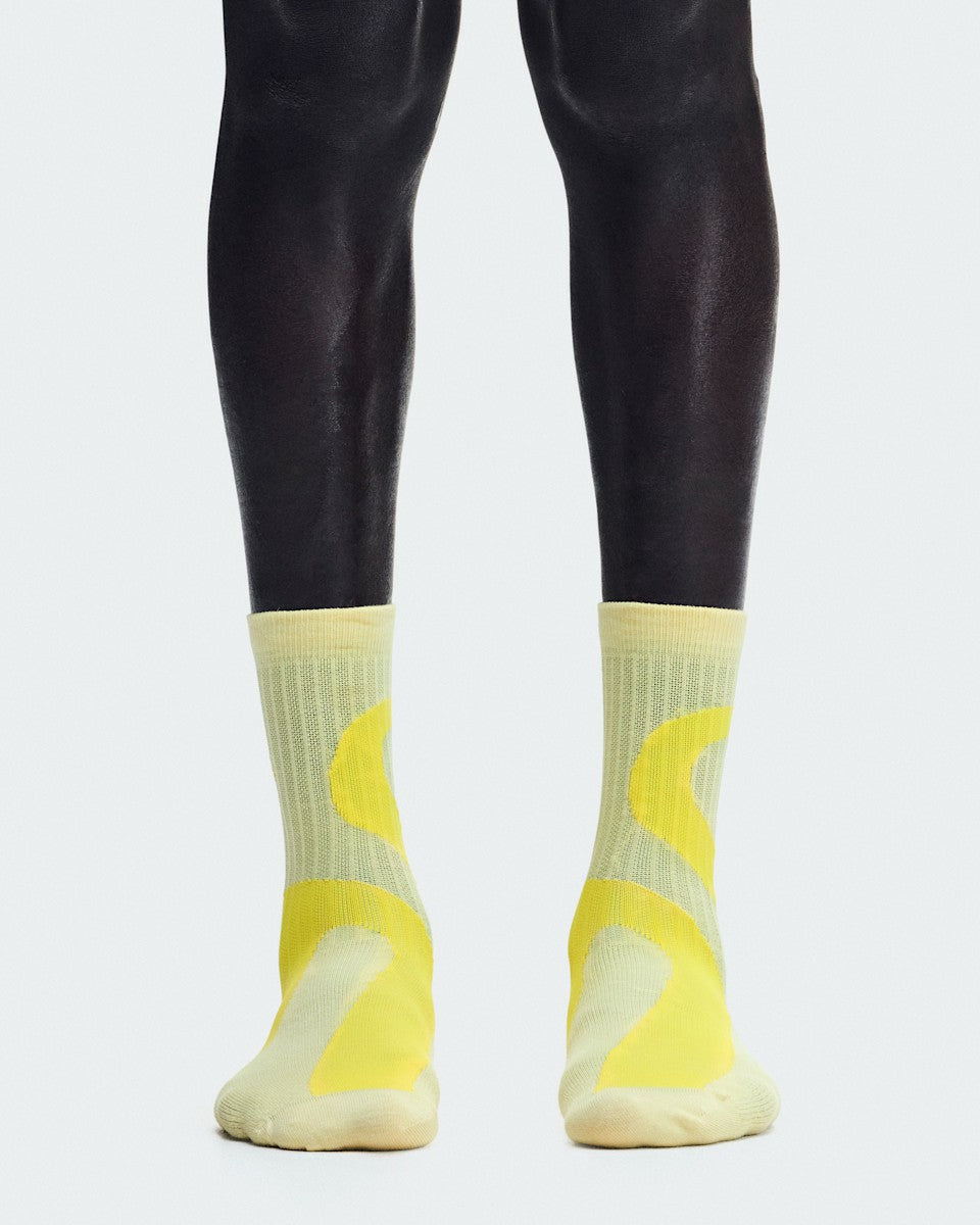 On United States Hot Sale / Liquid Logo Sock High 2P - Aconite/Endive