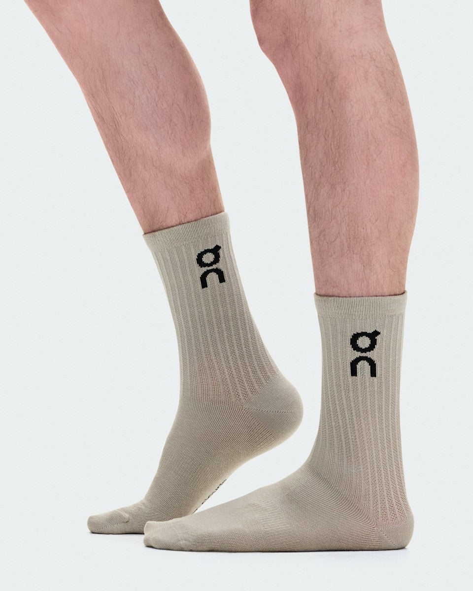 On United States New / Logo Sock High 3P - Hare/Brume
