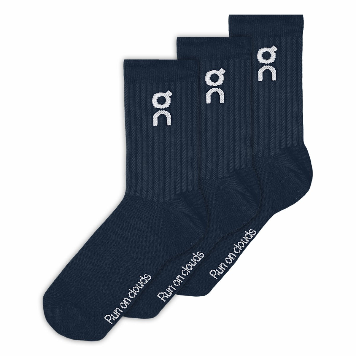 On United States New / Logo Sock High 3P - Hare/Brume