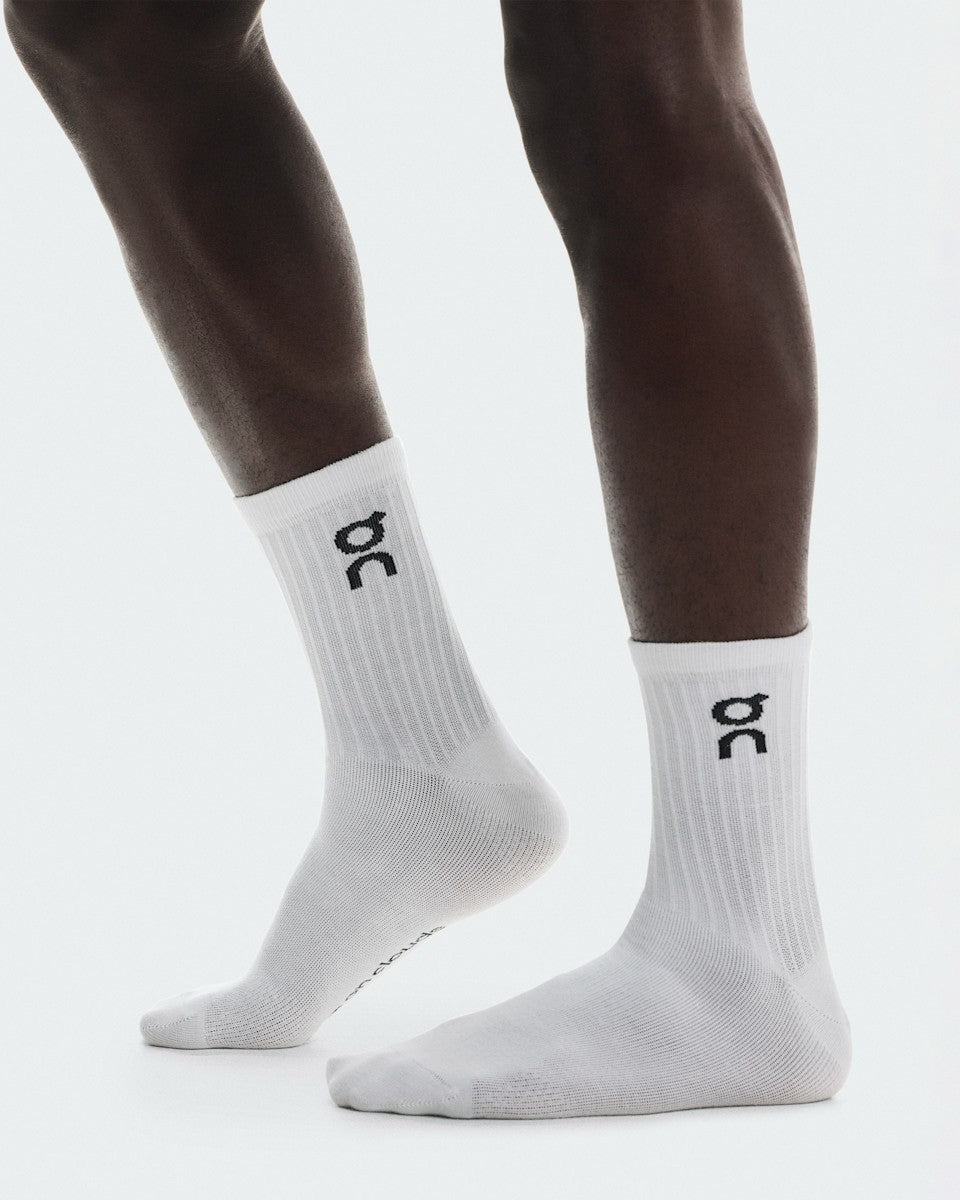 On United States Hot Sale / Logo Sock High 3P - White