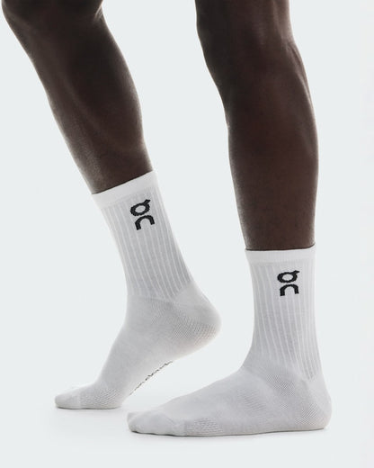 On United States Hot Sale / Logo Sock High 3P - White