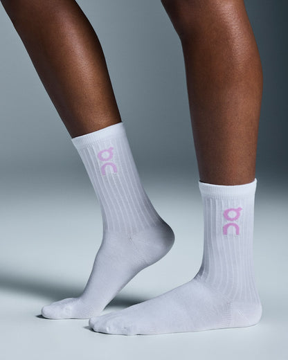 On United States New / Logo Sock High 3P - Mauve/Raspberry