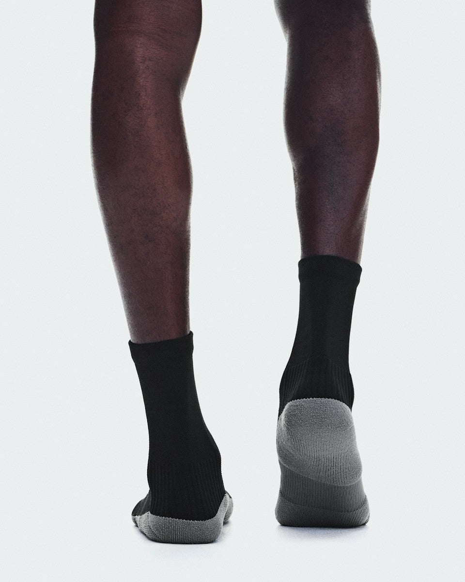 On United States Discount / Trail Sock High 2P - Black/Black