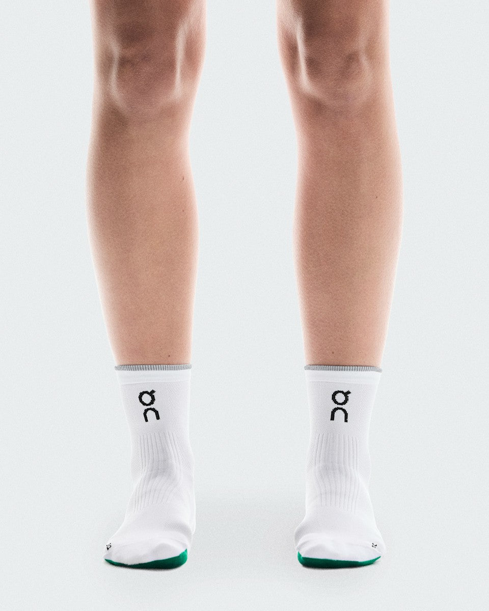 On United States Value / Elite Run Sock Mid - White/Ivory