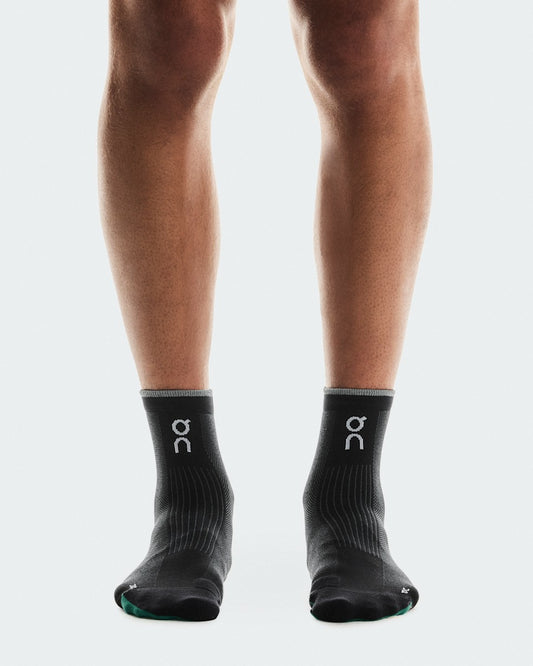 On United States Sale / Elite Run Sock Mid - Black