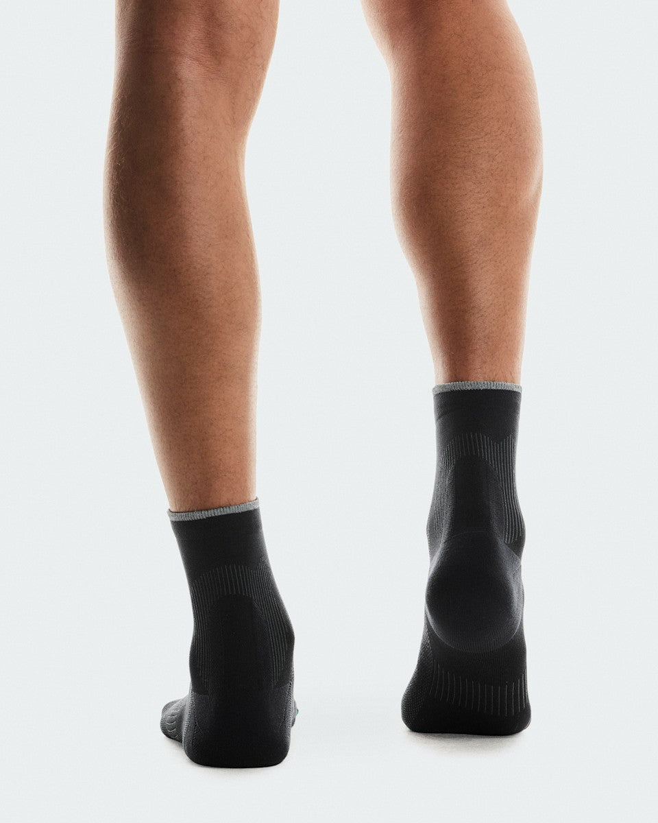 On United States Sale / Elite Run Sock Mid - Black