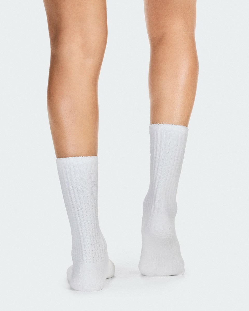 On United States Trusted / Terry Sock High - White