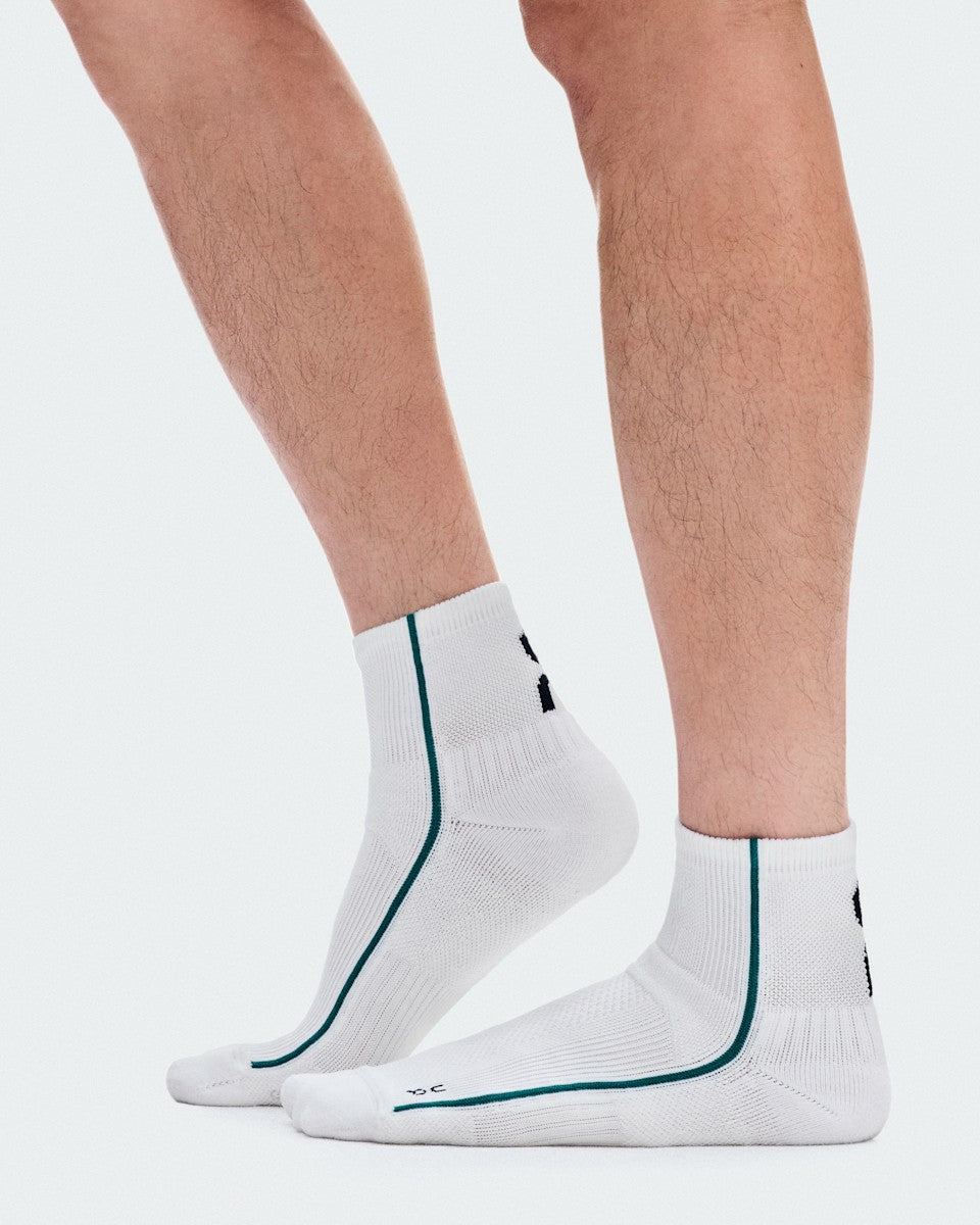 On United States Trending / Court Sock Mid - White/Neem