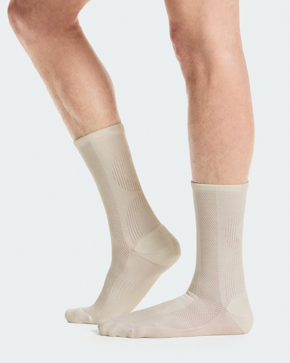 On United States Sale / Hybrid Sock High 2P - Ivory