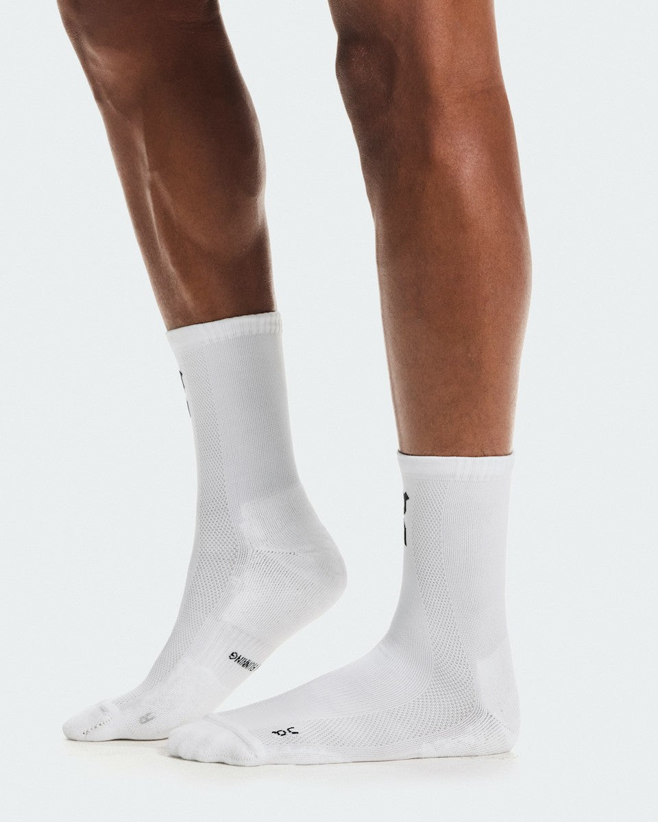 On United States Deals / Core Run Sock High 2P - White