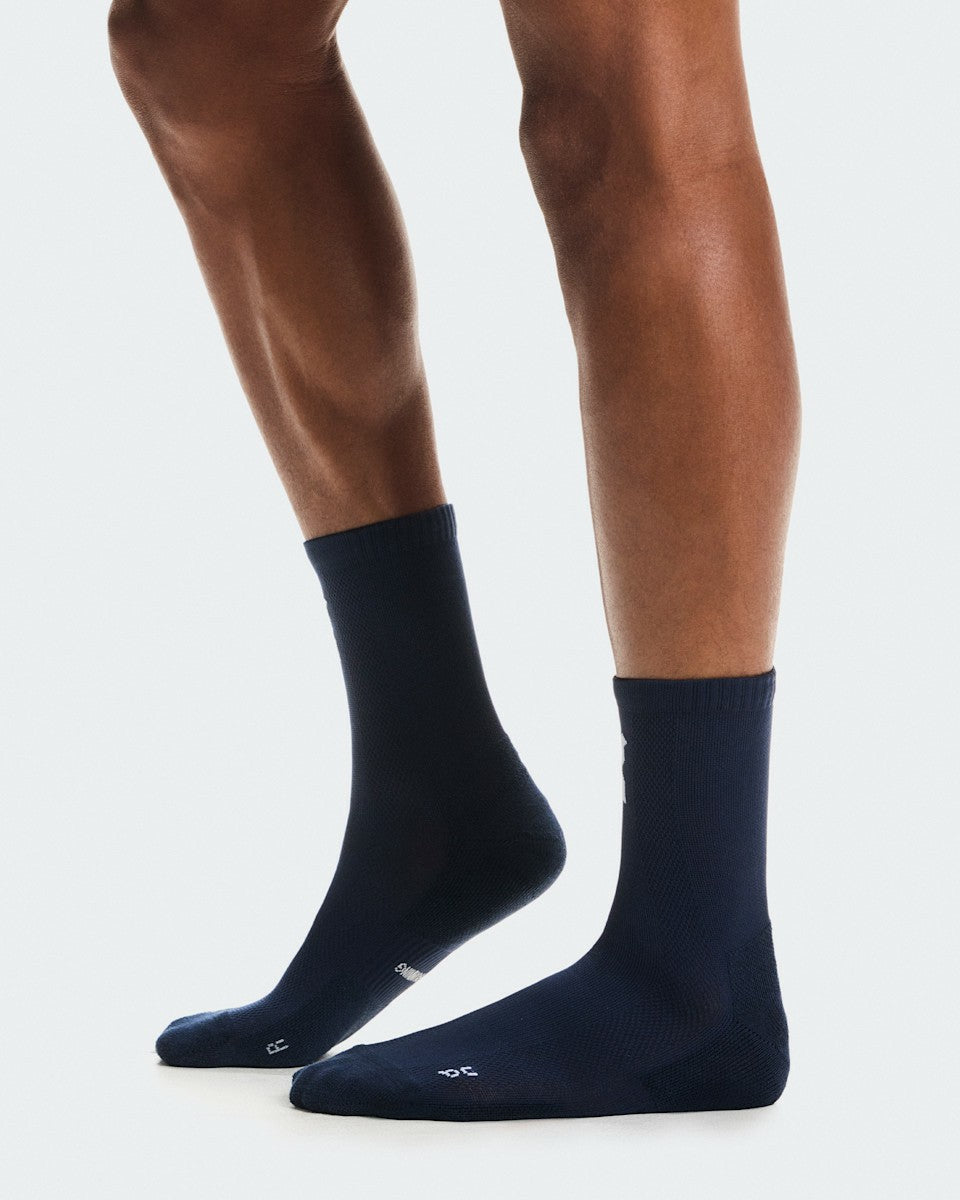 On United States Great Value / Core Run Sock High 2P - Navy
