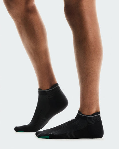 On United States Value / Elite Run Sock Low - Black