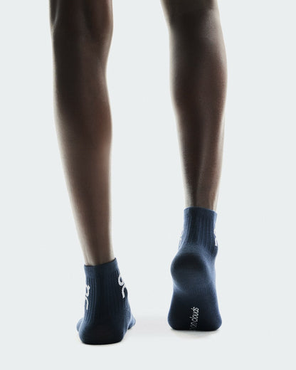 On United States Latest / Logo Sock Mid 3P - Navy