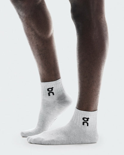 On United States Smart Buy / Logo Sock Mid 3P - Heather Gray