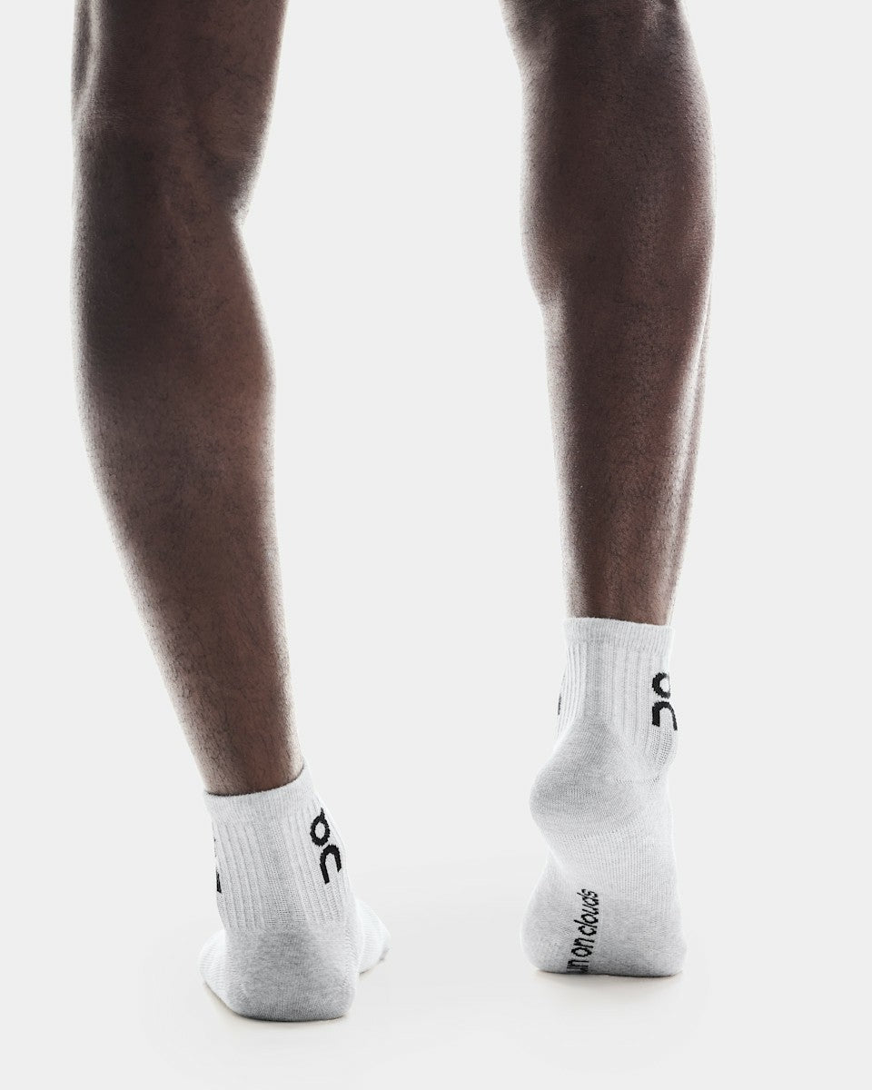 On United States Smart Buy / Logo Sock Mid 3P - Heather Gray