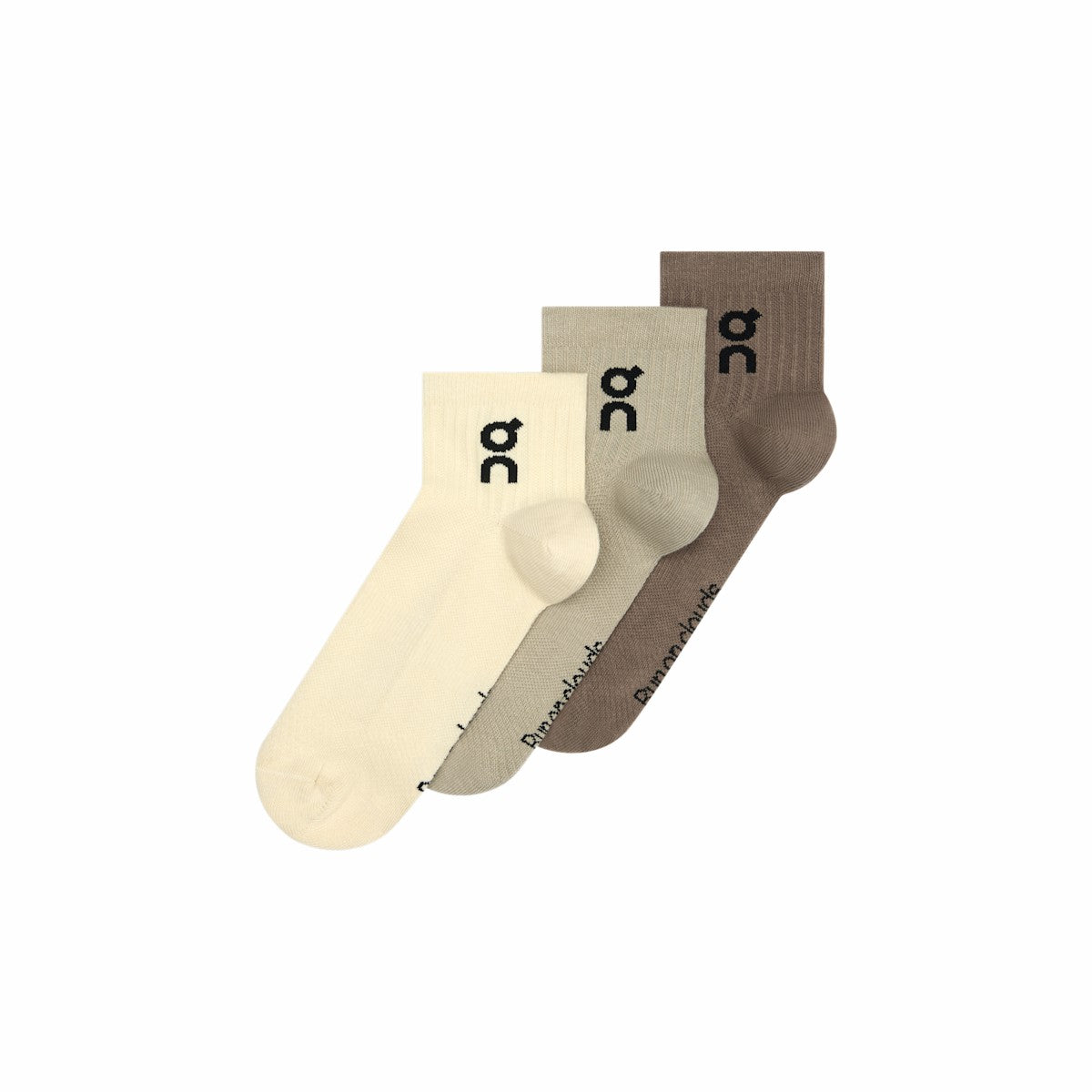On United States Smart Buy / Logo Sock Mid 3P - Heather Gray