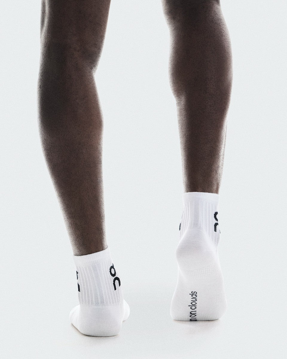 On United States Latest / Logo Sock Mid 3P - White