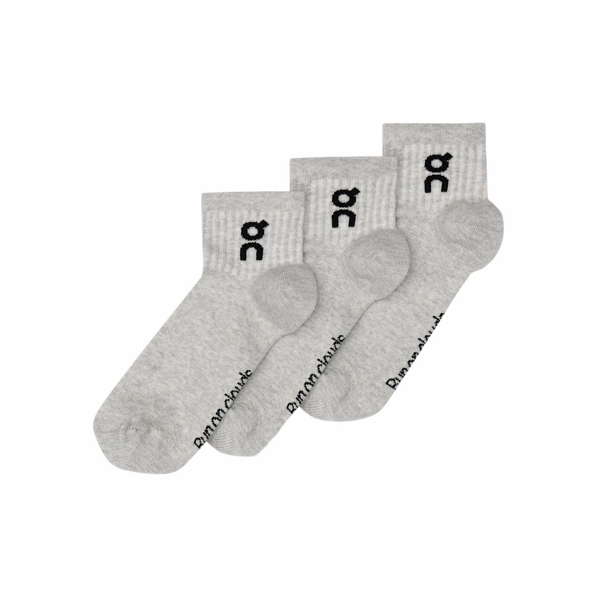 On United States Latest / Logo Sock Mid 3P - White