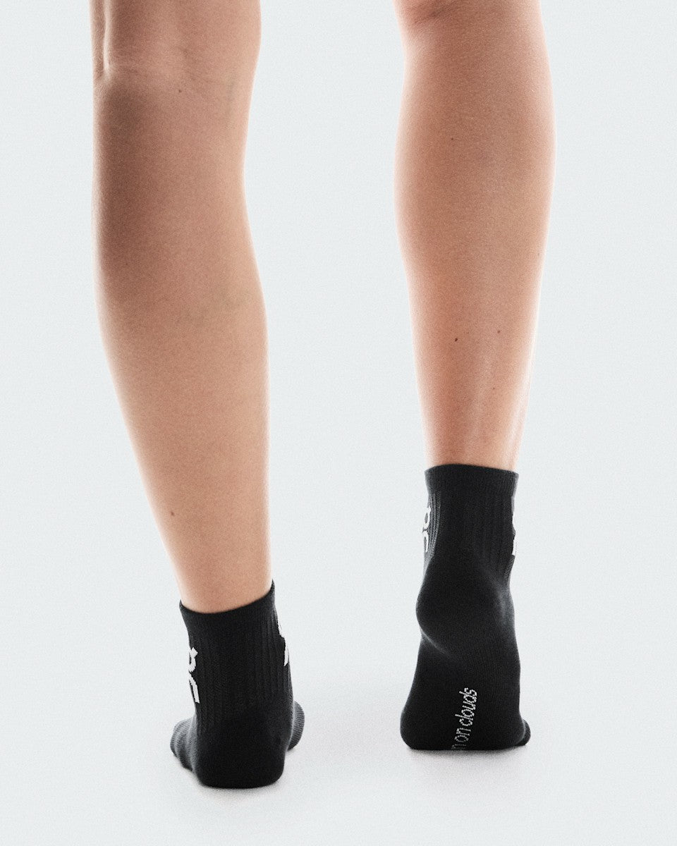 On United States Premium / Logo Sock Mid 3P - Black