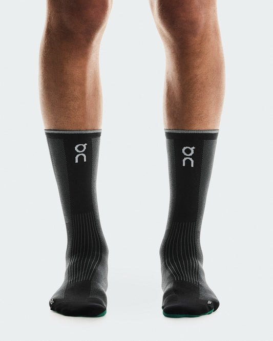 On United States Premium / Elite Run Sock High - Black