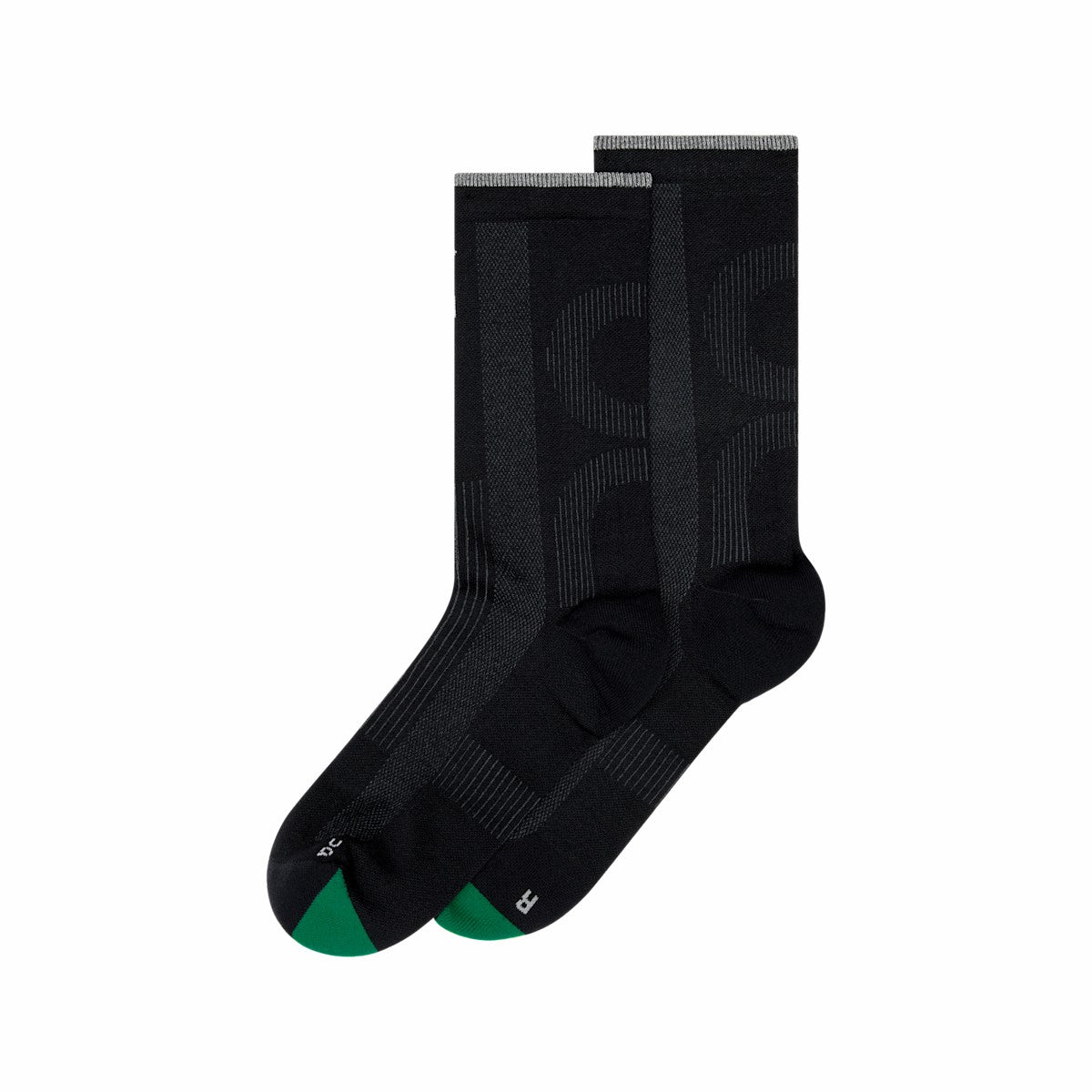 On United States Premium / Elite Run Sock High - Black