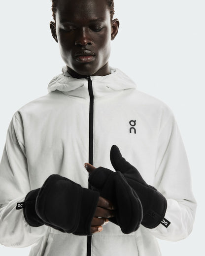 On United States Quality / Fleece Mitten - Black