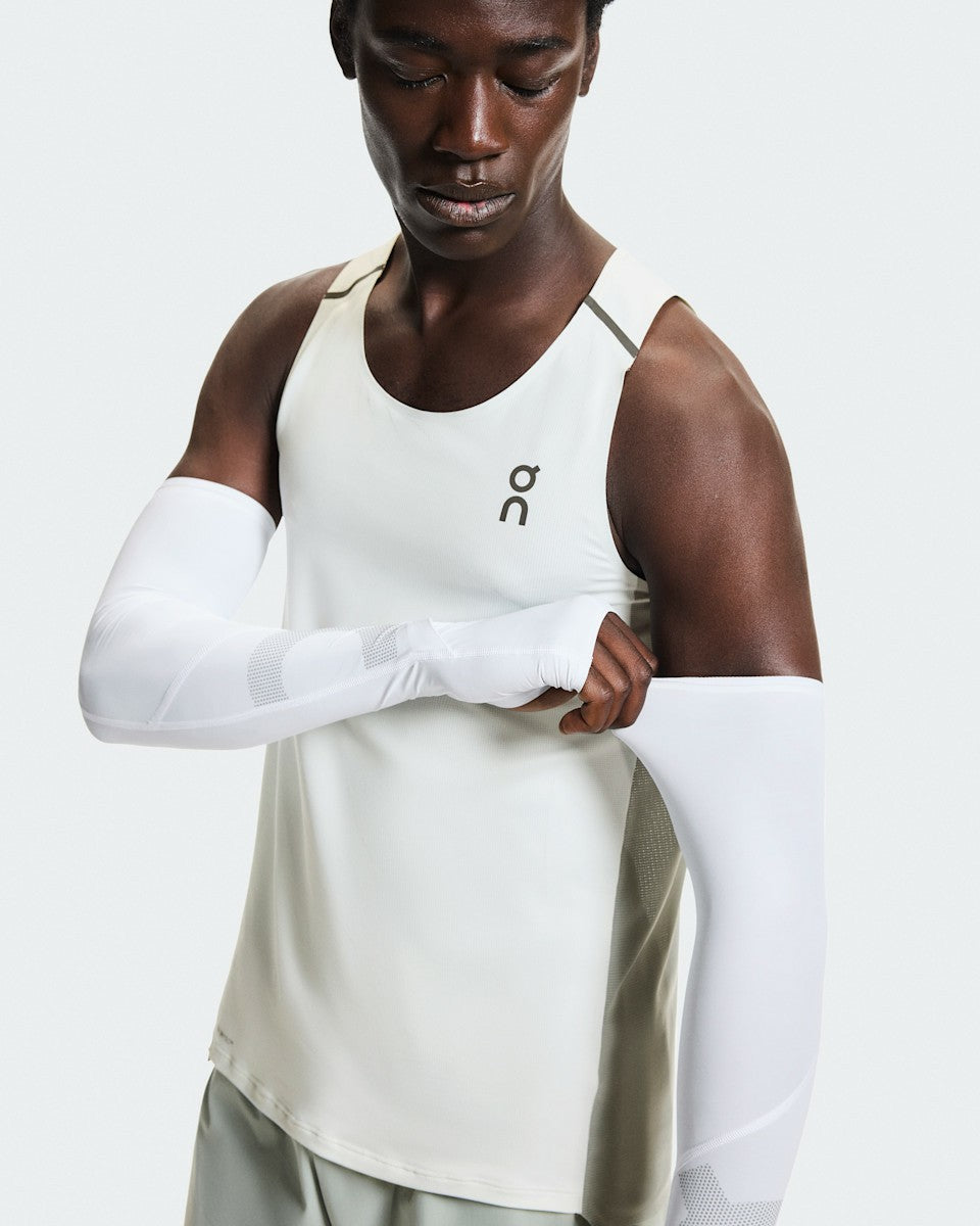 On United States Essential / Solar Arm Sleeves - White