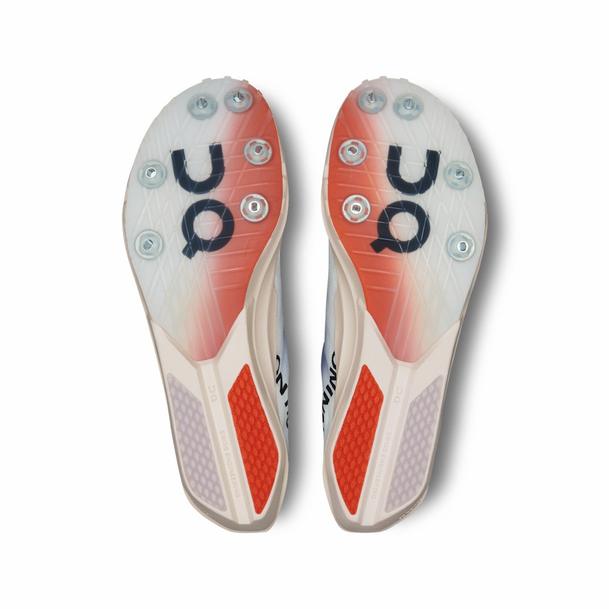On United States Essential / Men's Cloudspike Amplius - White/Flame