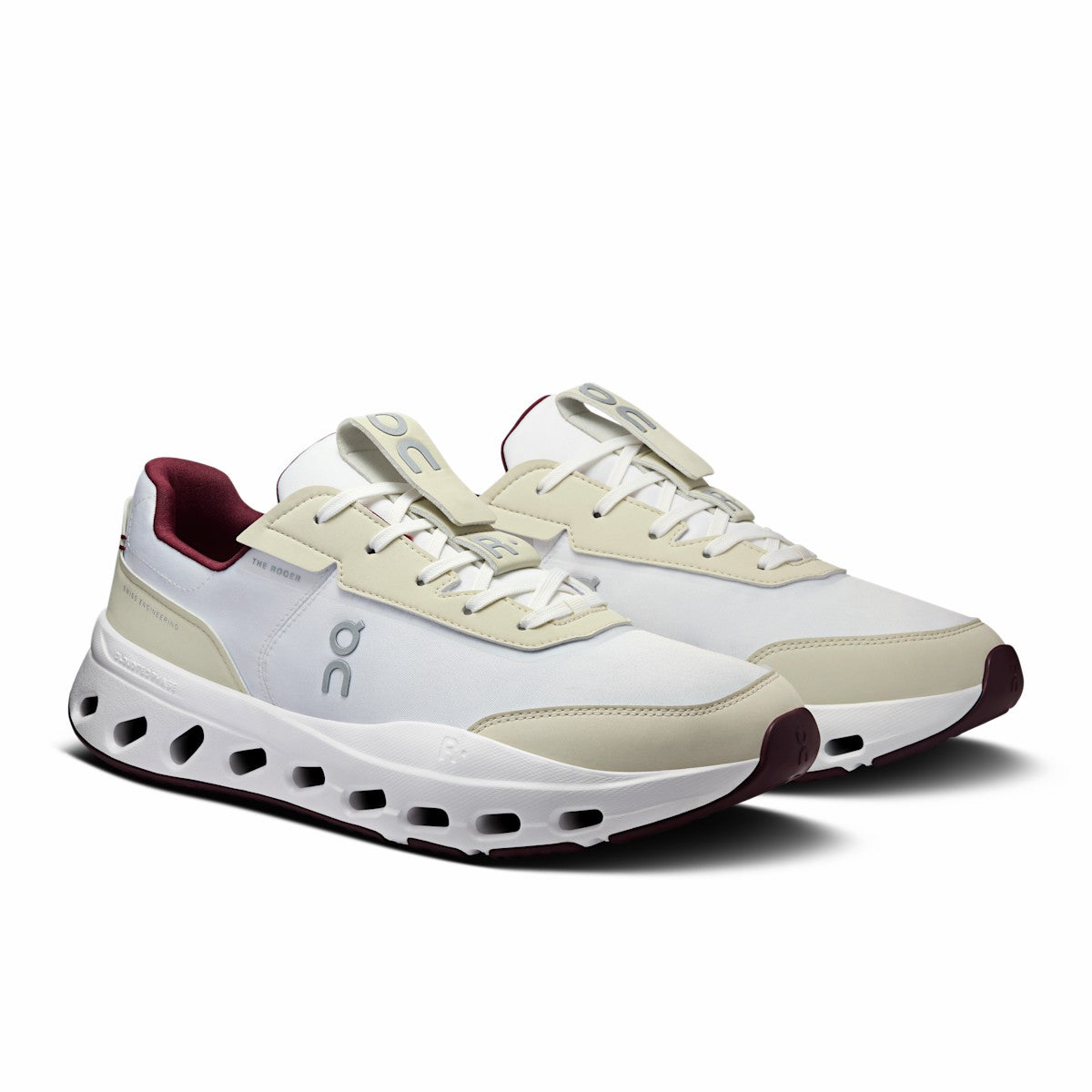 On United States Sale / Men's THE ROGER Wildcard - Ivory/Maroon