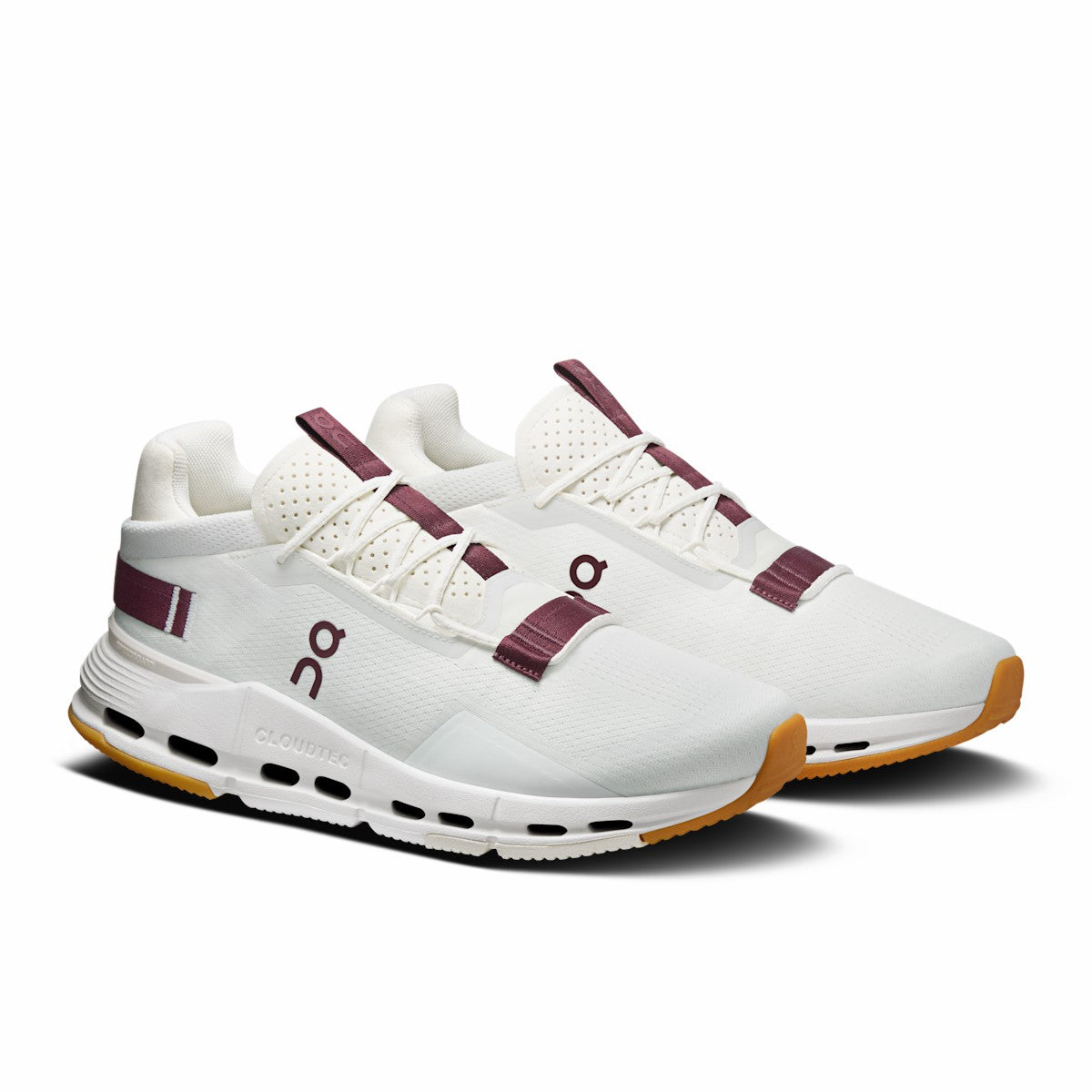On United States Smart Buy / Men's Cloudnova 2 - Ivory/Maroon