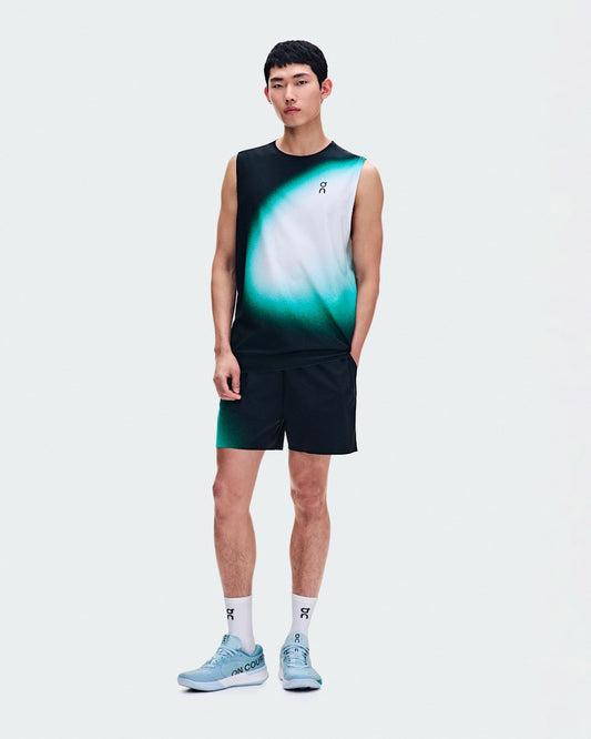 On United States Essential / Men's Court Tank Swing - Black/Neem