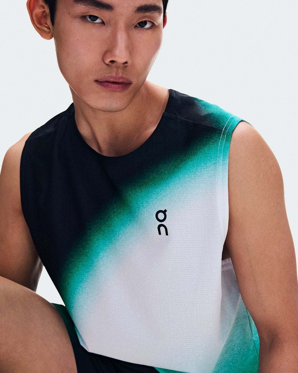 On United States Essential / Men's Court Tank Swing - Black/Neem