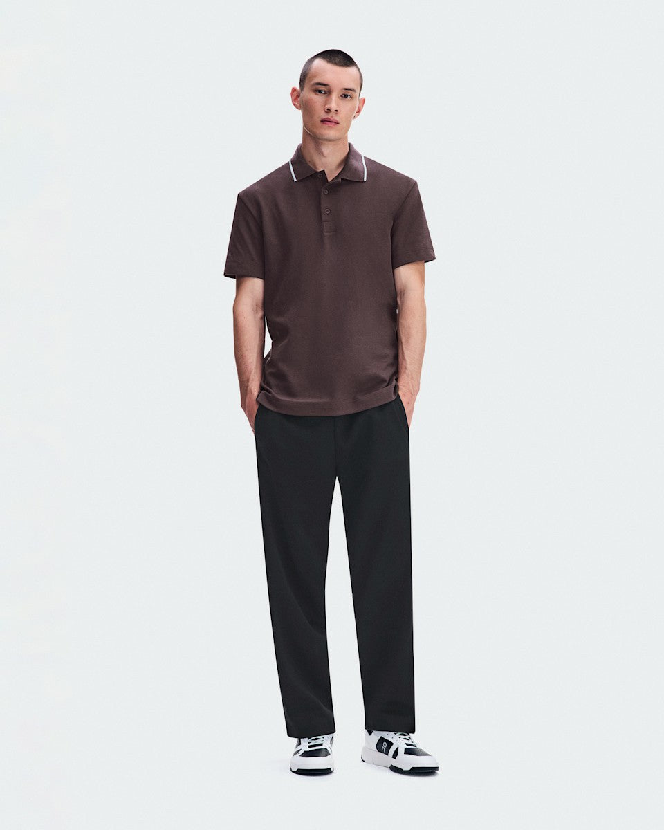 On United States Trusted / Men's Courtside Polo - Mulberry