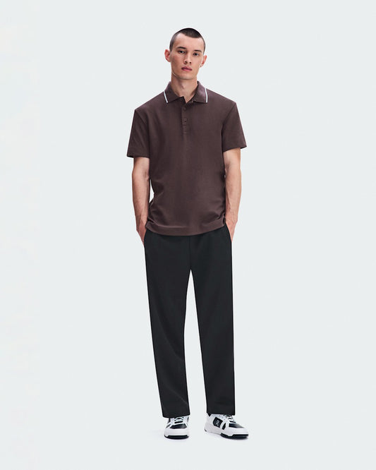 On United States Trusted / Men's Courtside Polo - Mulberry